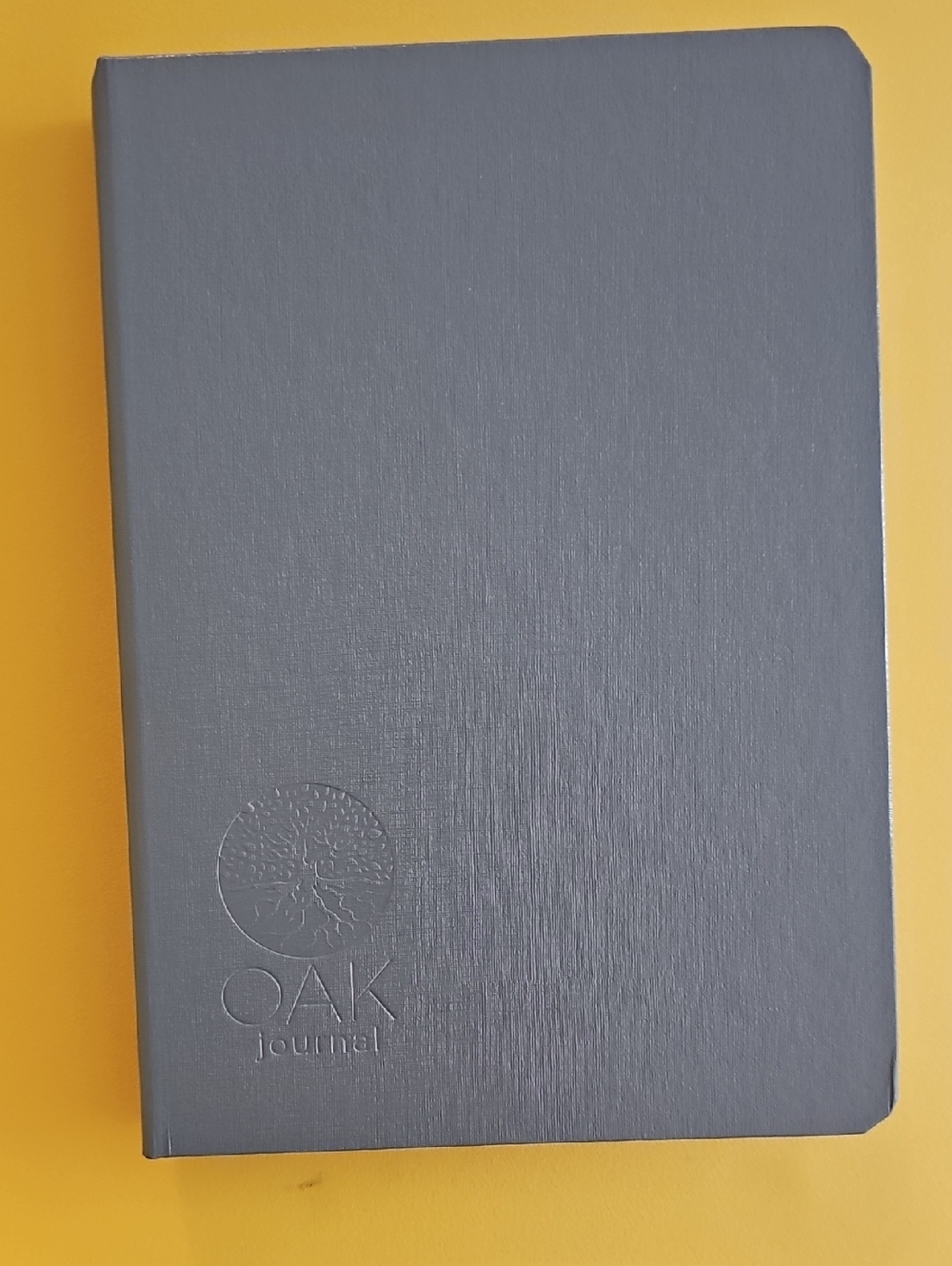 OAK JOURNAL Hardcover Notebook in Dark Gray Oak Journal Method